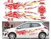 1 set nero per la maggior parte Car Truck auto sportiva potenza Totem cinese drago grafica laterale decalcomania Body Hood Sticker