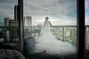 Nya sjöjungfruklänningar spetsar applikationer illusion av axel långa ärmar tyll plus size chapel tåg bröllopsklänning brudklänningar 0422