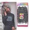 2-3LOT one head freetress synthetic braiding hair preloop crochet hair extensions brazilian hair bundles pre looped savana jerry Curly