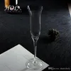 Custom Lead-Free Glass Champagne Glass Flared Champagne Flute