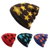 Hot Sales bursts Warm Winter hat outdoor warm plus plush cap sports winter Ski knitted hat Headgear Five-pointed star acrylic knitted hat
