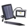 Lámpara de energía solar de 10 W Reflector LED Impermeable Luz de inundación al aire libre Jardín Patio Césped Luz Paisaje Foco Lámpara de pared Decoración Luz