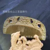 Shampoo&Conditioner Massage carved sandalwood Green sandalwood comb Green comb carved wooden comb Green Tan health gifts manufacturers wholesale gift
