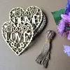 Hot Wedding Ornaments Heart Christmas Decorations Birthday Valentine's party hanging props wholesale, free shipping, 10 pc per bag