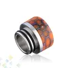 810 TFV8 Grid Drip Tips Epoxy Resin Stainless Steel Drip Tip Wave Wide Bore Mouthpiece for TFV8 TFV12 Smoking Accessories DHL Free