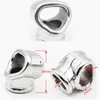 Three Hole Stainless Stell Scrotal Binding Cock Ring Penis Ring Male Cage Penis Sleeve Sex Toys for Male B2-2-1498262494