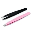 Ny ankomst Lady Eyebrow pincett Rostfritt stål Skönhet Lutande Tip Eyebrow Clip Makeup Tool 7405061