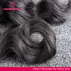 Dhgate 4 قطعة / الوحدة الأسود الطبيعي فضفاض حليقة موجة ريمي العذراء الإنسان الشعر التمديد أعلى جودة الماليزية الشعر النسيج التجهيز سريع الشحن