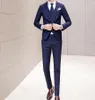 Handsome simple style custom made wedding suits for men Groom / Groomsmen Tuxedos mens wedding suits (Jacket+Pant+Vest)