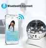 Bluetooth Speaker Stage Lights With Controller RGB LED Crystal Magic Ball Effect Light DJ Club Disco Party Lighting With USB /TF/FM radio