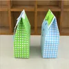1000pcs /lot Little Man Blue Green Bow Tie Birthday Boy Baby Shower Favor Candy Treat Bag Wedding Favors Candy Box Gift Bags ZA0969
