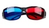 10pcs per lot New Red Blue 3D Glasses Anaglyph Framed 3D Vision Glasses For Movie Game DVD Video TV