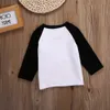 NEU Weihnachten Kinder Kleinkind Ich liebe dich Hirschbuchstaben gedruckt Mädchen Baby Mode Kleidung Langarm Tops weißes T-Shirt Lässiges Mädchen süßes T-Shirt