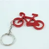 Cute Bike Shaped Metal Beer Bottle Opener Keychain For Bicycle Lover Gift