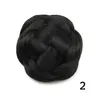 Whole6 Farben Frauen Geflecht Brötchen Haarstücke Braun Blondblack Haar Chignon Donut Roller Brötchen Perucas1393269