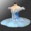 Dorosły klasyczny balet Tutu Blue LD0071 naleśnik Tutu Costume Wydajność zawodowa zawodowa profesjonalna tutus balerina tutu