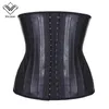 Latex Midjetränare Korsett Magen Slimming Bälte Skida Kroppsformare Modelleringsrem Midja Cincher 25 Stål Ben XS-6XL