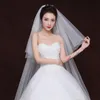 Najwyższej jakości welony ślubne Long Wedding Veils Ivory Akcesoria ślubne Soft Tulle z aplikacjami Cekiny Fantazyjne Weils Bridal