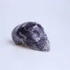 Natural AMETHYST Crystal Skull Carved Realistic Handcrafted Crystal Skull Figurine Healing Energy quartz crystal skulls for decora6872372