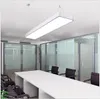 Prostokąt LED Wisiorek Lampa Aluminium Wiszące Oprawa oświetleniowa Zawieszona do Studium Office Room Black / Silver / White Ciało AC85-265V