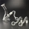 New arrival glass water pipes mini oil rig glass bong with 10mm male glass oil burner pyrex smoking pipe