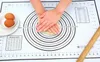 New Arrive Silicone Fiberglass Baking Sheet Rolling Dough Pastry Cakes Bakeware Liner Pad Mat Oven Pasta Cooking Tools Kitchen Accessories