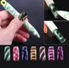 Penna magnetica per nail art per fai da te Magic 3D Magnetic Cats Eyes Painting Polish Tool XB1