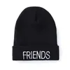 Herbst Winter Freunde Hüte Warme Outdoor Sport Caps Mode Zubehör Gestrickte Hip Hop Einfarbig Beanie