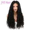 100% Malaisien Péruvien Brésilien Vierge Cheveux Humains 8-24 pouces En Stock Vague Profonde Sans Colle Full Lace Wig Lace Front 251L