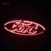 Voor Ford Focus 2 3 Mondeo Kuga Nieuwe 5D Auto Logo Badge Lamp Special Modified Auto Logo LED-licht 14.5cm * 5.6cm blauw / rood / wit