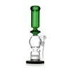 Mix color Glass Bongs straight type percolators glass water pipes for smoking with 18mm female joint wholesale