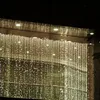 5M * 4M 640 Светодиодные занавески Света Гирлянды Струнные фонари Рождественские Новогодние праздничные вечеринки Свадьба Home Luminaria Украшения Лампы Освещение