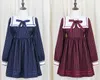 Groothandel-2016 zomer korte mouw streep bowknot lolita cosplay uniform
