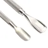 Cutter Nipper Clip Cut Set 3 PCS Rostfritt stål Nagelkuttar Pushers Spoon Nail Scissor Dead Skin Remover Tools for Women8185600