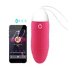 Vibradores app bluetooth controle remoto sem fio salto ovo impermeável forte vibrating ovos sexo vibrador adulto brinquedo produtos sexuais para mulheres