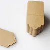 Wholesale Blank price tag Kraft paper Gift tag DIY brown paper Kraft label paper TAGGING WA1383