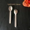 Jednorazowe Drewniane Łyżki Noże Forks Western Spoons Narzędzie Naczynia Zachodnia Kuchnia Gotowanie Wedding Party Dostawa