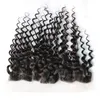 Brasiliana capelli umani tesse con chiusura frontale in pizzo 13 * 4 economici 100% non trasformati profonde 3Pcs capelli fasci di capelli e orecchio all'orecchio full frontals