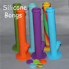 silicon bongs silicone waterpipes silicone oil drum bongs and silicone tube bongs high quality and free dhl