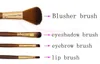 4Pcs set Cosmetic Makeup Brushes Set Eyeshadow brush/eyebrow brush/lip brush/blusher brush 12.7CM with OPP retail packing
