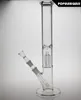 Saml 42cm Tall Rökpipor Hookahs 4 Arms Tree Percolators Bongs Vatten Bong Glas Oil Rig Gemensstorlek 18.8mm PG5104