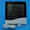 HTC-2 New LCD Digital Thermometer Hygrometer Weather Station Temperature Humidity Tester Clock Alarm Indoor Outdoor Probe