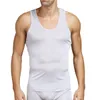 Maillot de corps à col rond pour homme, tricot en soie Pure 100%, débardeur classique, taille unie L XL XXL282a