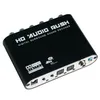 Бесплатная доставка цифровой AC3 оптический стерео объемный аналоговый HD 5.1 аудио декодер 2 порта SPDIF HD Audio Rush для HD-плееров DVD для XBOX360