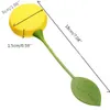 4PCS Silicone Tea Ball Bag Strawer Strawberry Herbal Spice Infuser Filterverktyg # R571