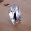 Plated Sterling Silver Pierścień 10 sztuk Wiele Mieszane Styl EMR4, Brand New Burst Modele Moda 925 Srebrny Płytowy Ring