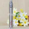 MOQ 10st vape batterij Upgraded EVOD Ugo Twist voltage aan te passen Micro USB-doorvoer e sigaret vapes voor wax olie vaperizer