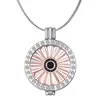 Mi Moneda Locket Necklaces My Coin Holder Locket Crystal Floating Charms 33mm pendant 60mm Chain 12 Designs