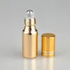 5ml UV Coated Essential Oil Roll On Bottle Stainless Steel Roller Ball Aluminum Lids fragrance Perfume