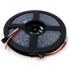 12V 5m/roll smd5050 rgb 300 led flexible strip ws2811 smd 5050 rgb led strip light black pcb waterproof ip67 60leds digital smart tape lamp